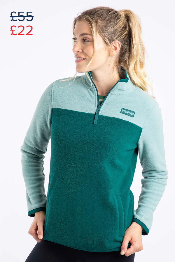 Rowan Colour Block Microfleece Cedar Green