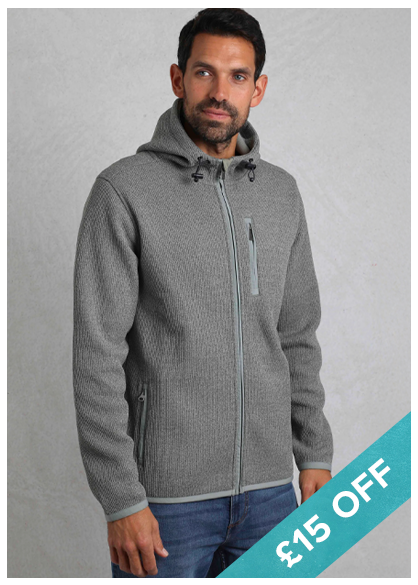 Lockie Full Zip Bonded Fleece Hoodie