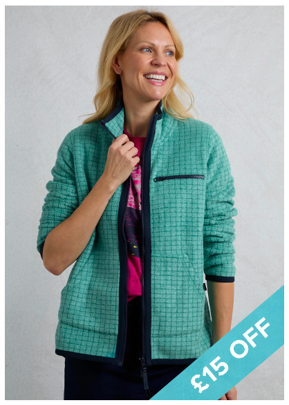 Tilly Eco 1/4 Zip Grid Fleece