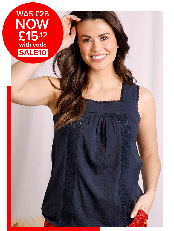 Chelle Organic Cotton Jersey Vest