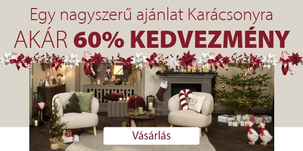 Egy nagyszerű ajánlat karácsonyra - AKÁR 60% kedvezmény