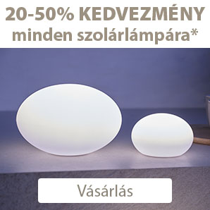 Dekoratív napelemes lámpa választékunk