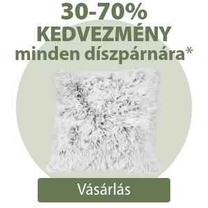 30-70% kedvezmény minden díszpárnára*
