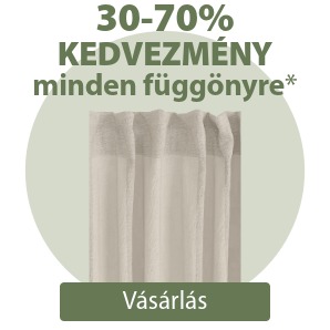 30-70% kedvezmény minden készfüggönyre*