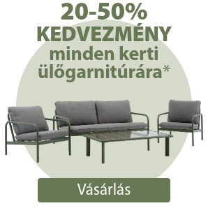 20-50% kedvezmény minden kerti ülőgarnitúrára*