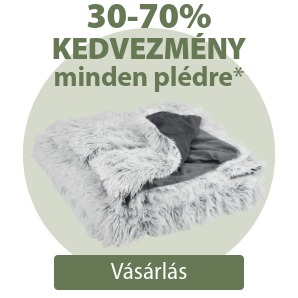 30-70% kedvezmény minden plédre*