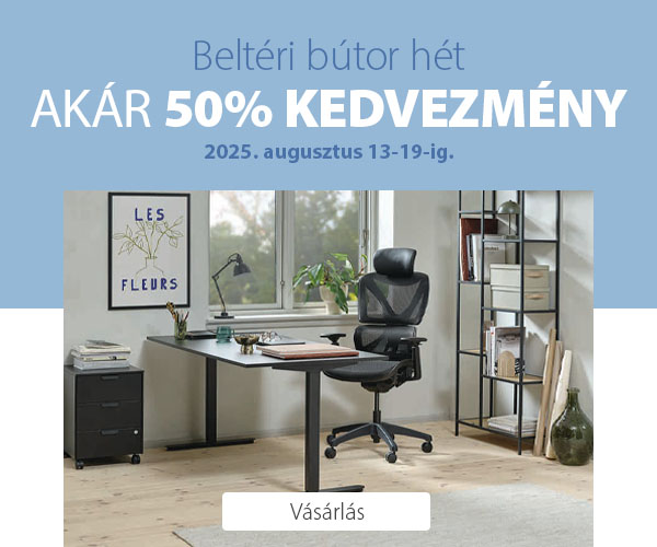 A beltéri bútor napok akciói