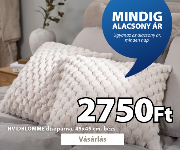 Tartósan alacsony árú termékeinket könnyen megtalálja