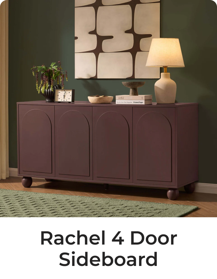 Rachel Arch Front 4 Door Sideboard