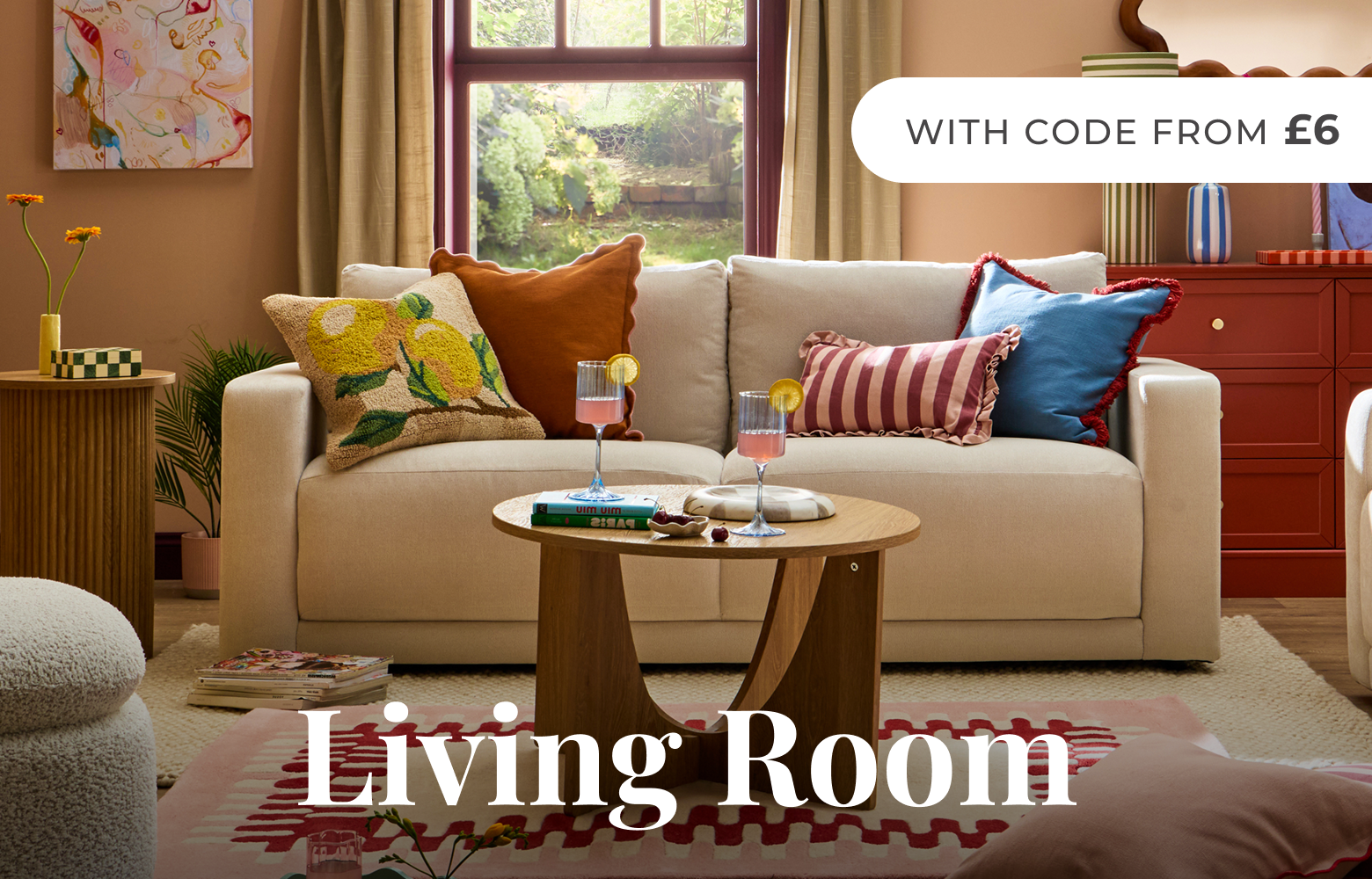 Shop Living Room with code from £6