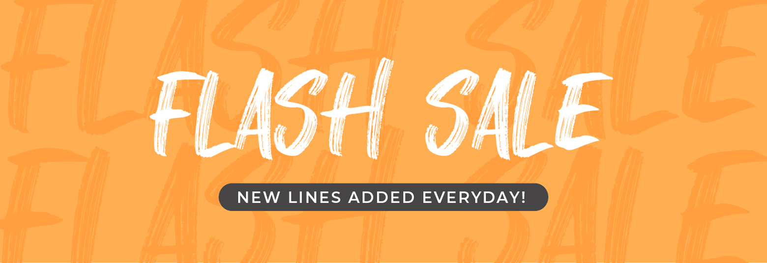 Flash Sale | New lines added everyday!