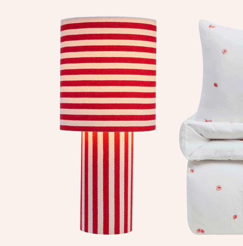 Lucia Striped Table Lamp