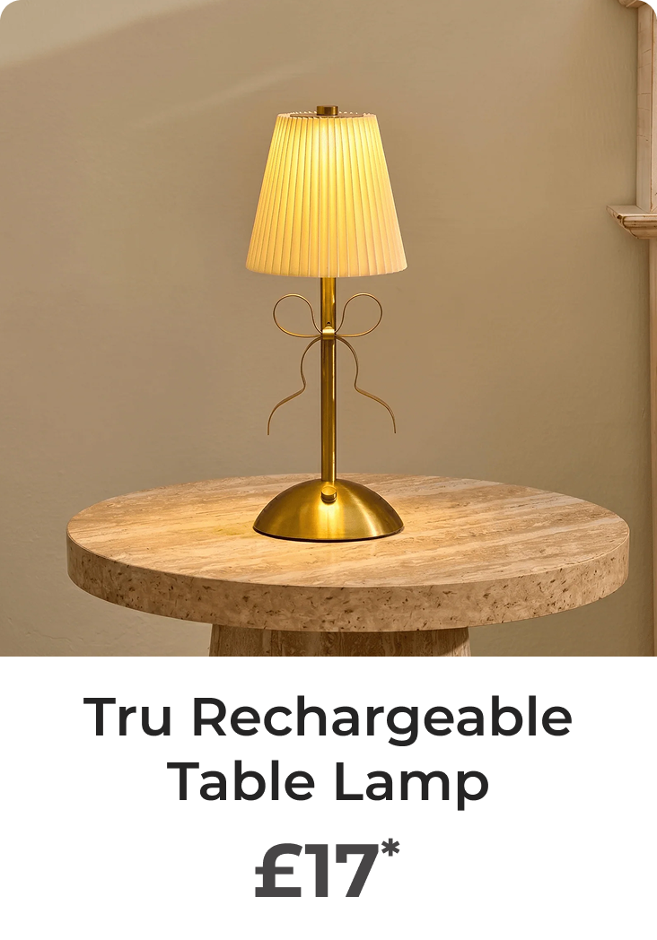 Tru Bow Rechargeable Table Lamp