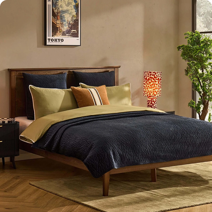 Salcombe Bed Frame - Walnut