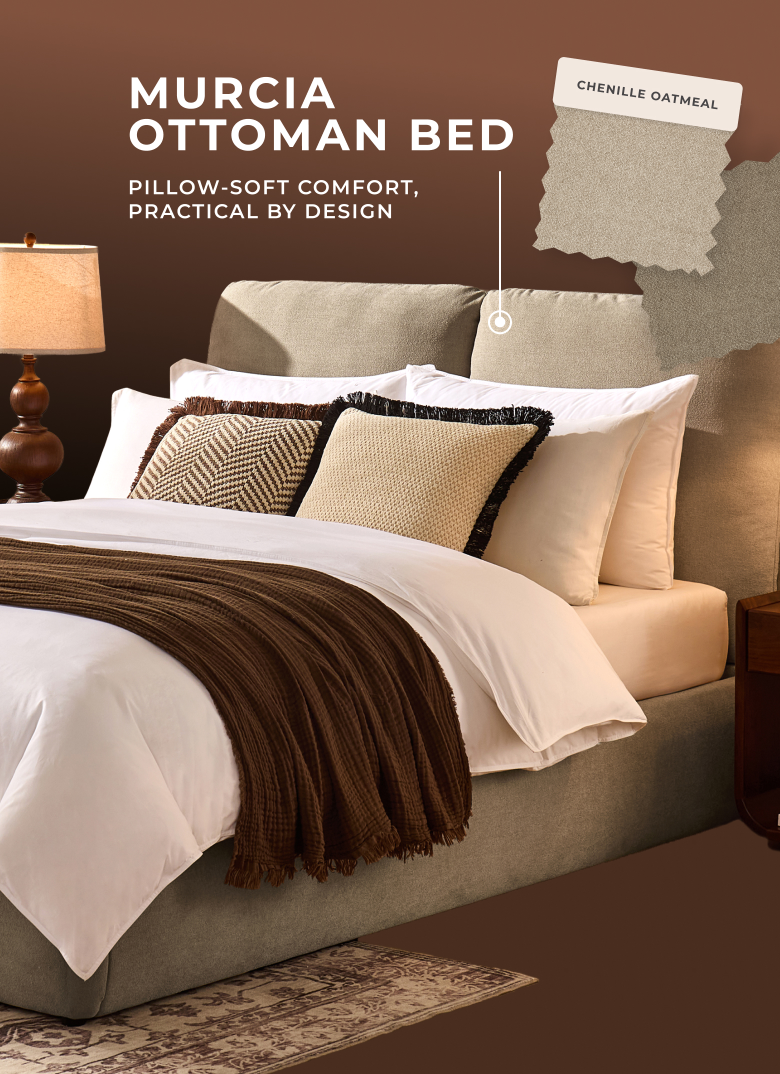 Murcia Ottoman Storage Bed