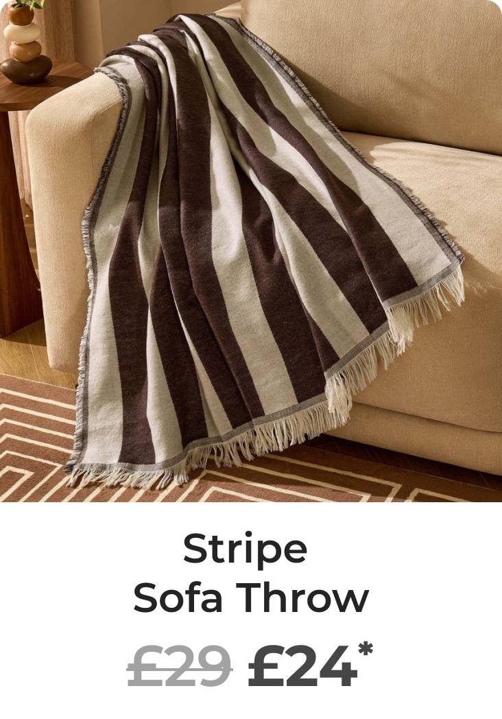 Stripe Sofa Throw