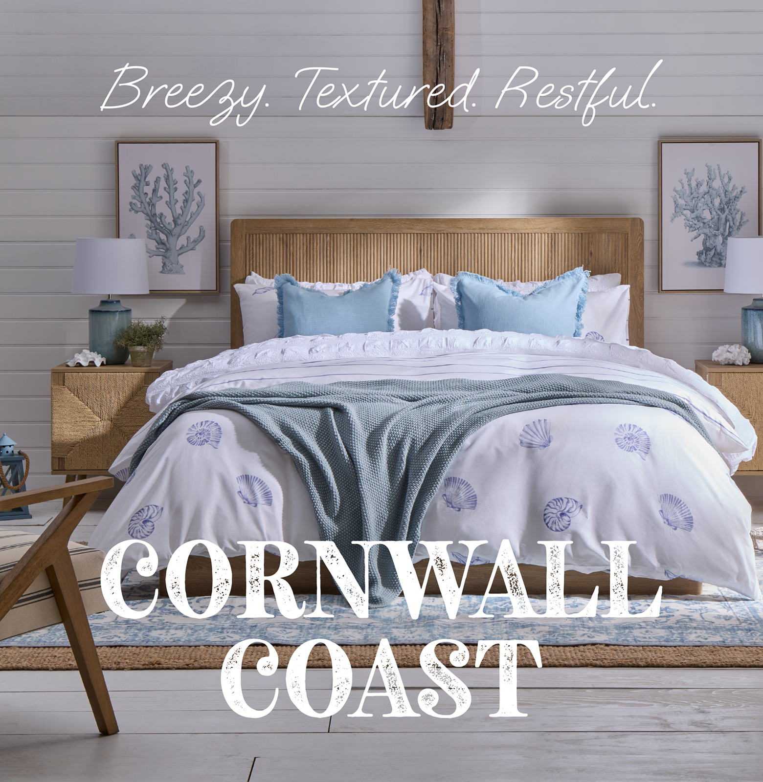 Cornwall Coast | Breezy. Textured. Restful.