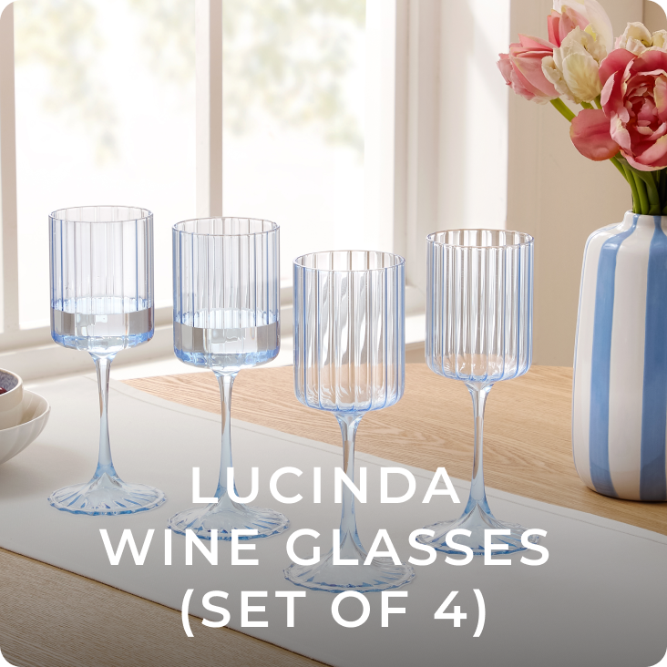 Lucinda Scalloped Edge Wine Glasses