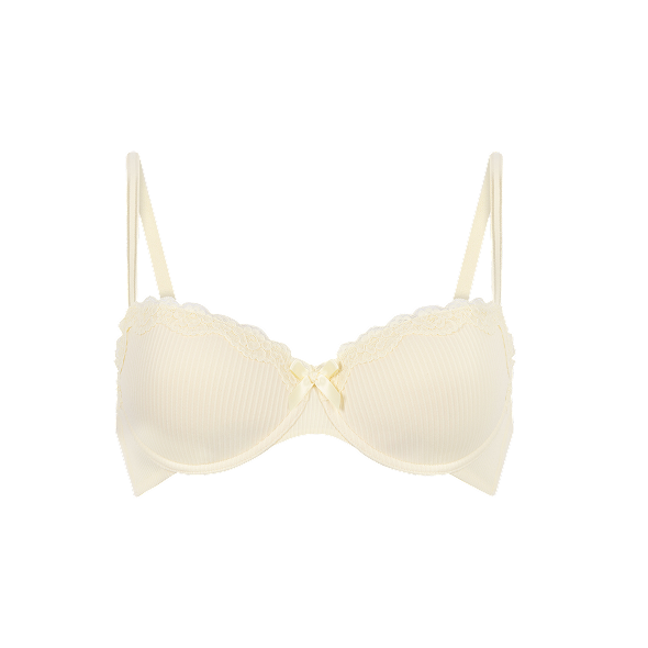 Lola Padded Underwired Bra - Yellow