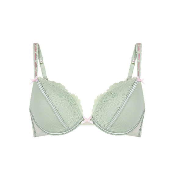 Dorothy Padded Underwired Bra - Green