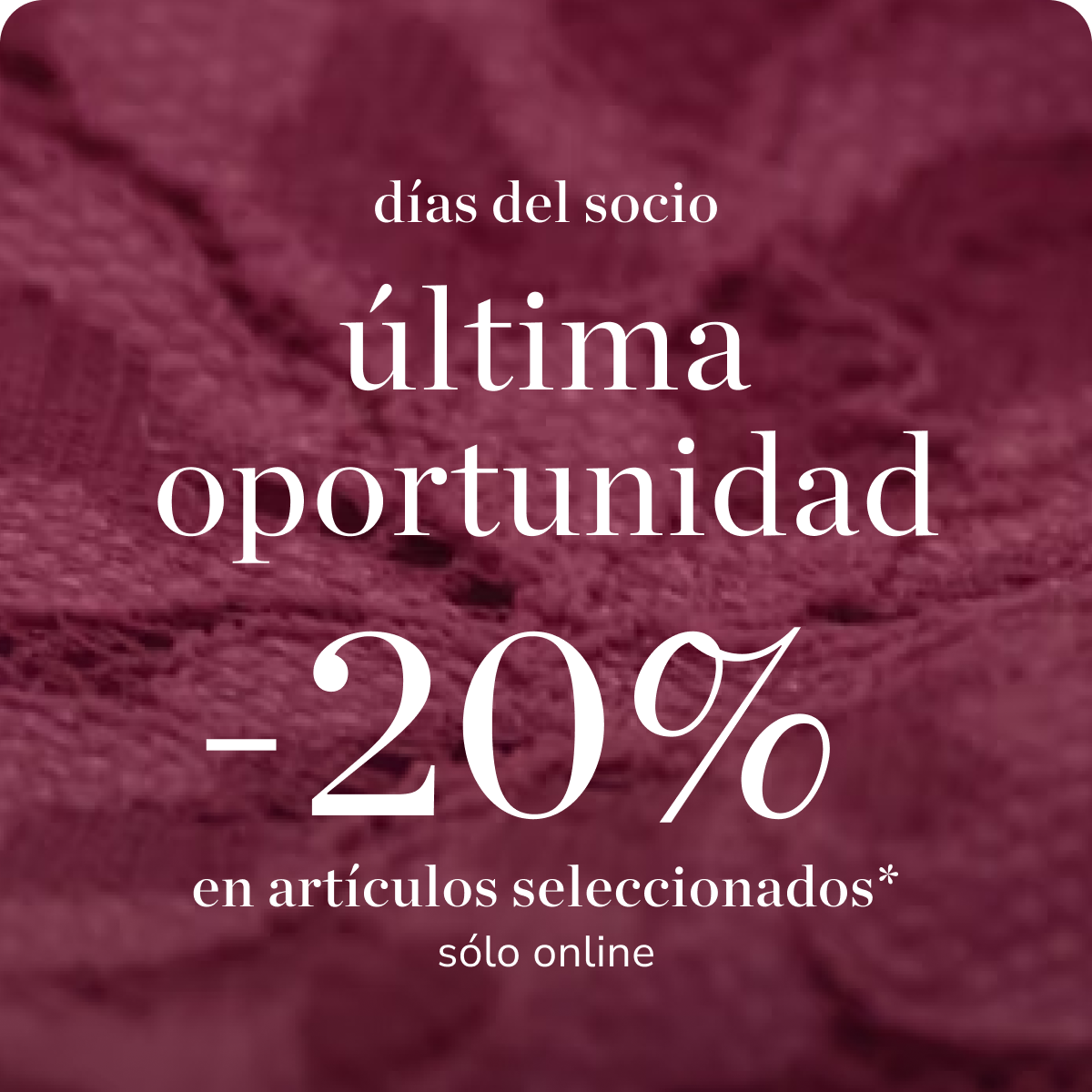 COMPRA DÍAS DE LOS SOCIOSHAZTE SOCIO