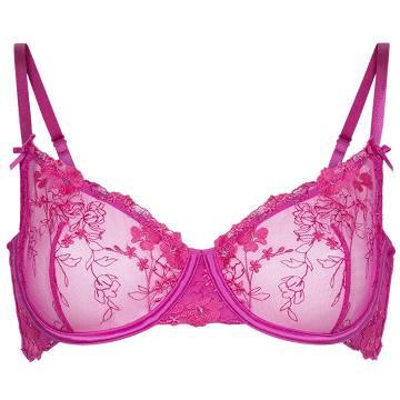 Peonie Non-Padded Underwired Bra - Pink