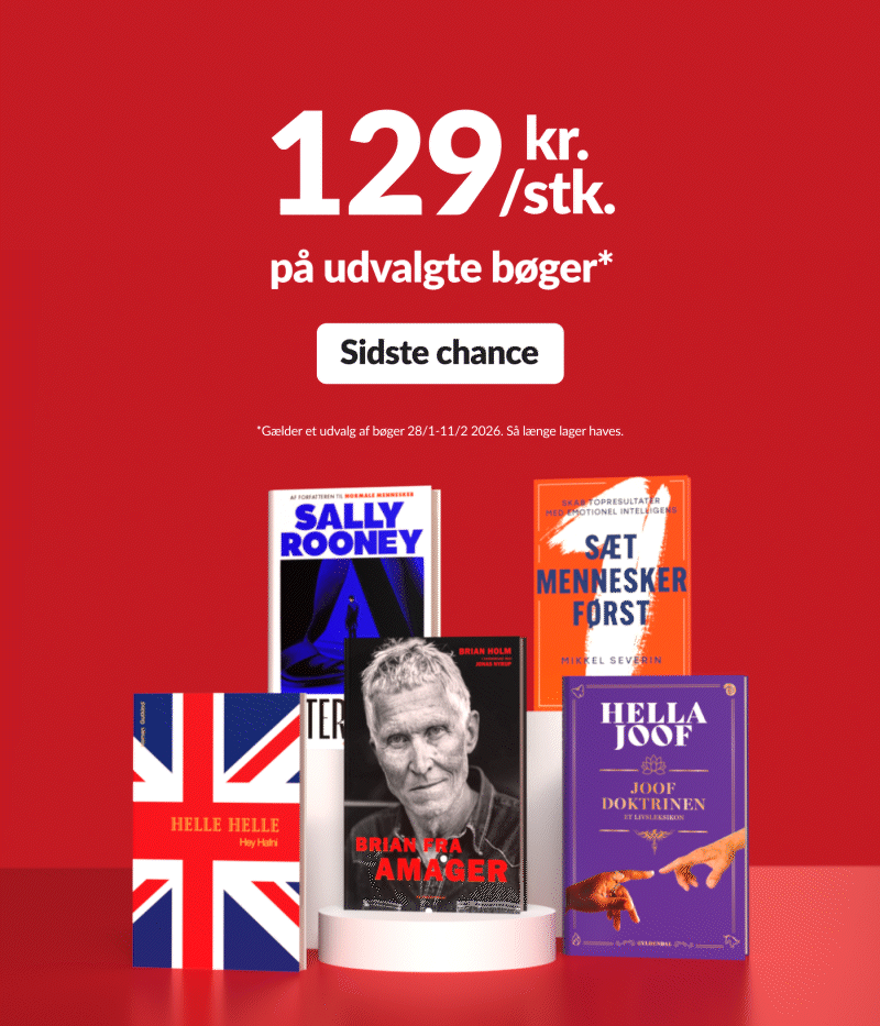 129 kr/stk på udvalgte bøger. 28. januar - 11. februar
