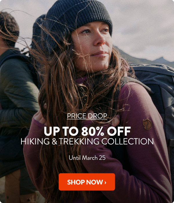 Up to 80% off hiking collection