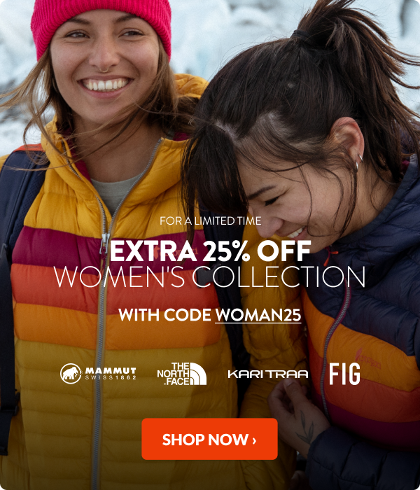 Extra 25% off women's collection