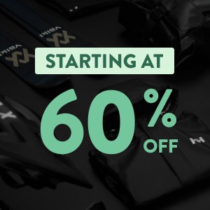 Starting at 60% off