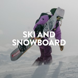 Ski and snowboard