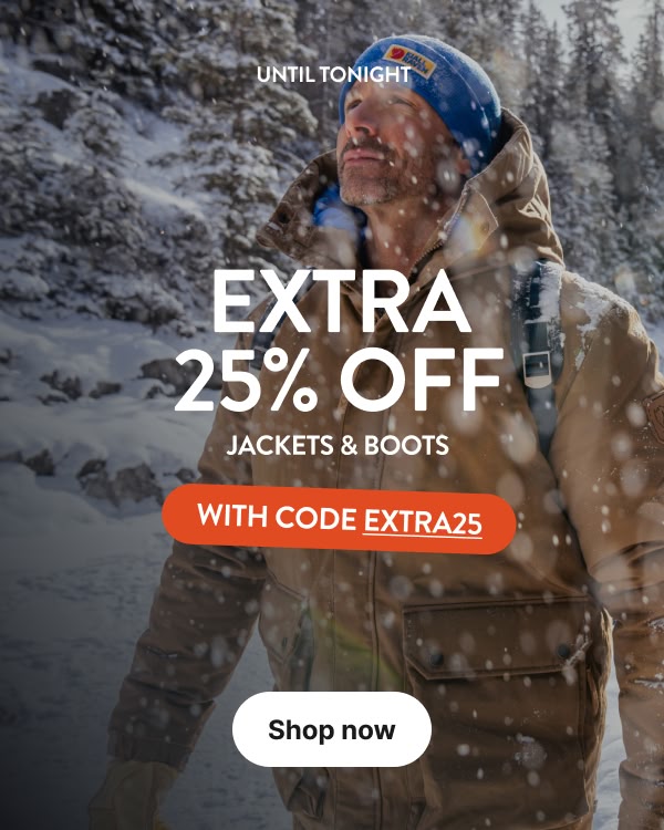 LAST CHANCE: Extra 25% off winter jackets and boots with code EXTRA25.