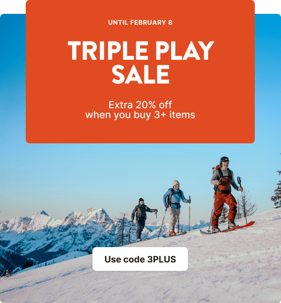 Extra 20% off when you buy 3 items