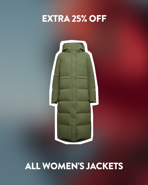 Extra 25% off women's collection