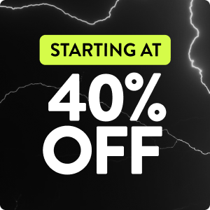 up to 40% off