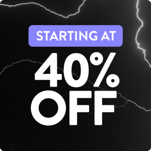 up to 40% off