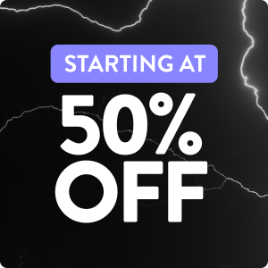 up to 50% off