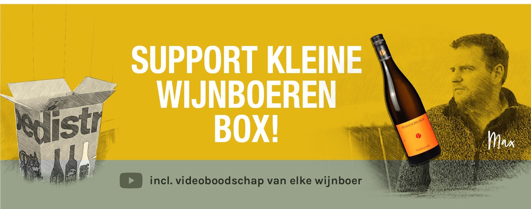 Support kleine wijnboeren box