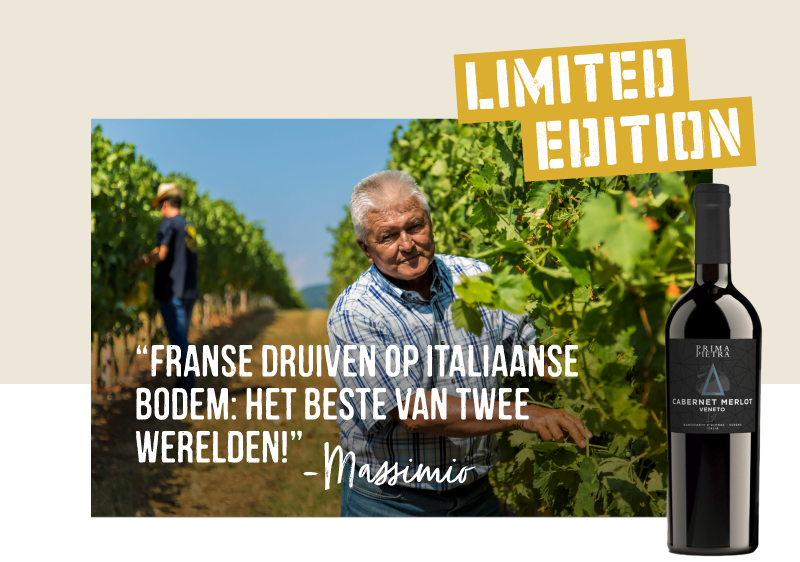 Limited edition: Prima Pietra cabernet merlot