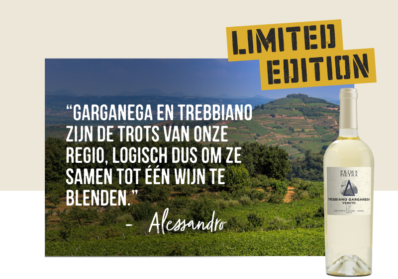 Limited edition: Prima Pietra Garganega Trebbiano