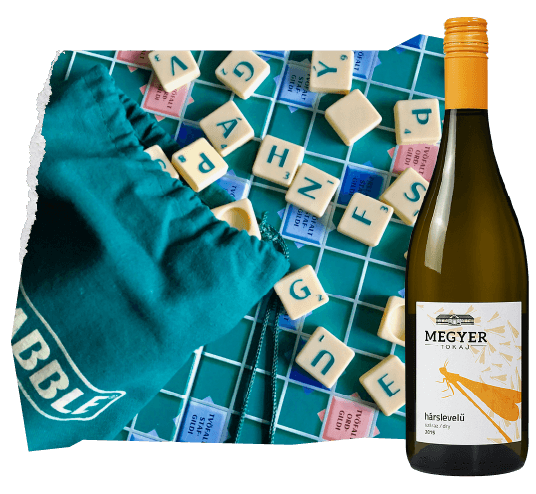 Scrabble & Megyer Tokaji Hárslevelű