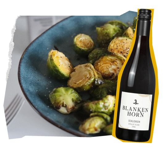 Spruitjes met Blankenhorn Pinot Noir