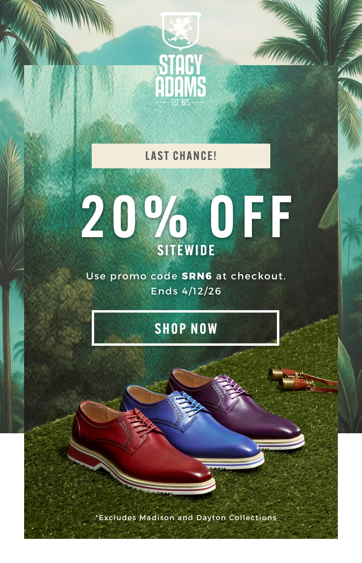 Take 20% off your next purchase with promo code SRN6. Display images to learn more.