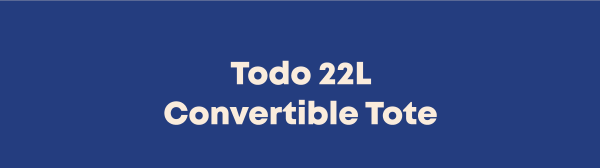 Todo 22L Convertible Tote - Del Día
