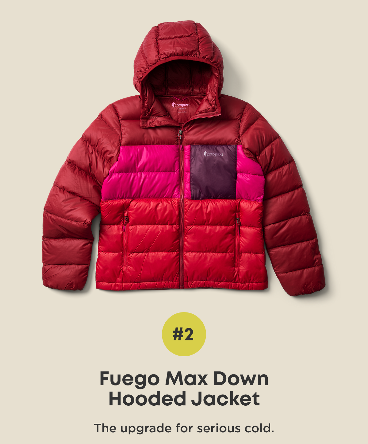 Fuego Max Down Hooded Jacket