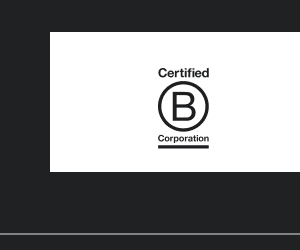 Certified B Corp and 1% for the Planet