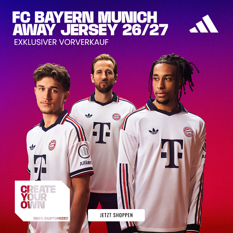 adidas FC Bayern Away Jersey