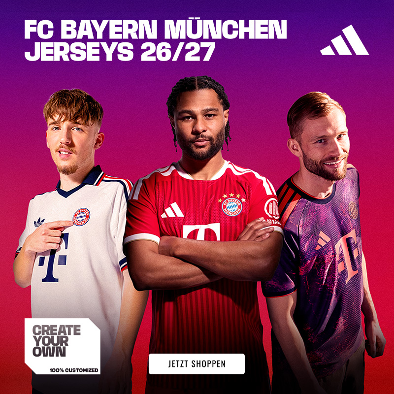 adidas FC Bayern München Jerseys 26/27