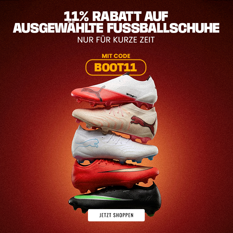 11% Code auf diese Fußballschuhe