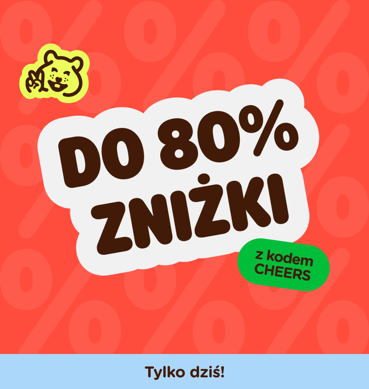  DO 80% ZNIŻKI